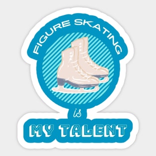 Figure Skating Sticker